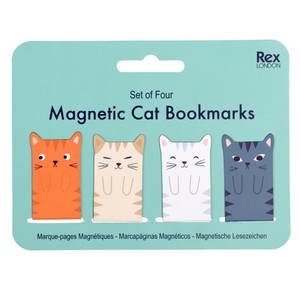 Rex London Magnetic Cat Bookmarks