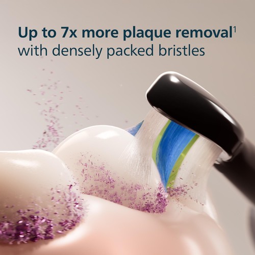 Philips Sonicare W2 Optimal White  Brush Head, Black, 2+1 Pack