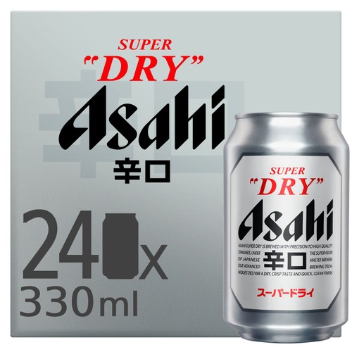 Asahi Super Dry Beer Lager Cans