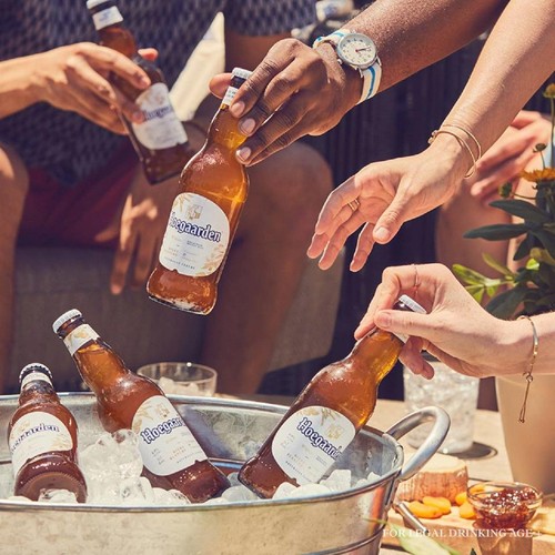 Hoegaarden Belgian Lager Wheat Beer Bottle