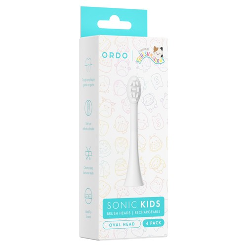 Ordo Sonic Kids Rechargeable Toothbrush Heads White