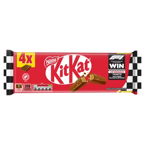 KitKat 4 Finger Milk Chocolate Bar Multipack