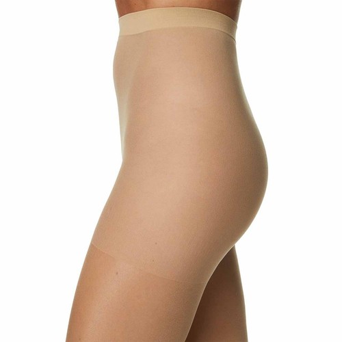 M&S Womens 15 Denier Medium Support Tights, Large, Opaline