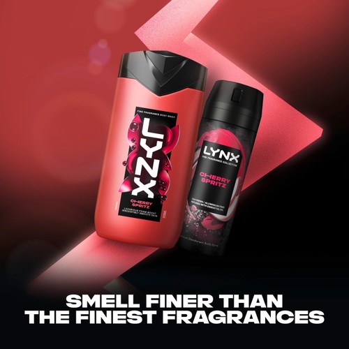 Lynx Fine Fragrance Cherry Spritz Bodyspray & Bodywash Duo