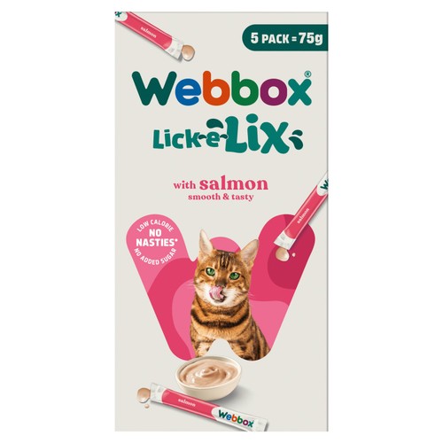 Webbox Lick-e-Lix with Salmon Yoghurty Cat Treats