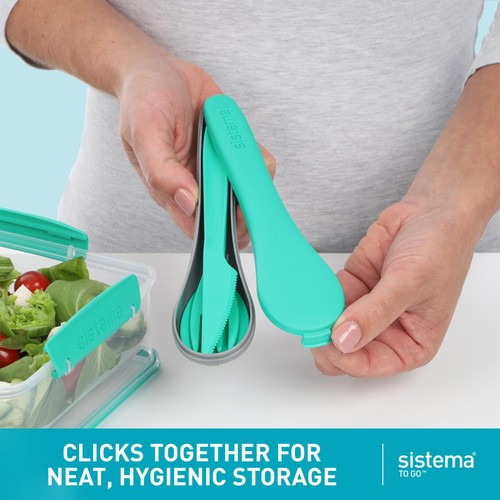 Sistema To Go Cutlery Travel Set Portable Reusable Utensils