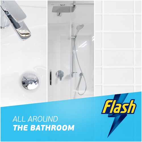 Flash Spray.Wipe.Done. Bathroom Antibac Cleaning Spray White Blossom 800ML