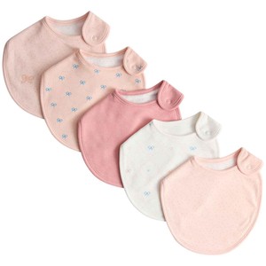 M&S Cotton Rich Dribble Bibs, White