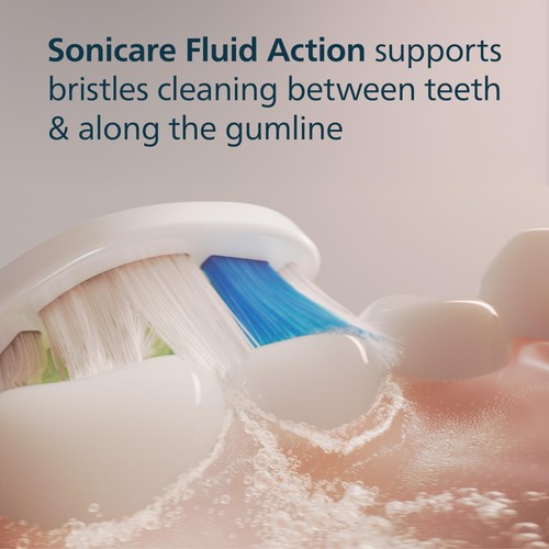 Philips Sonicare W2 Optimal White Brush Head, White, 2+1 Pack