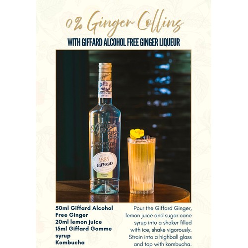 Giffard Alcohol-Free Ginger Liqueur