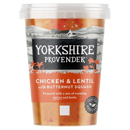 Yorkshire Provender Chicken & Lentil Soup with Butternut Squash