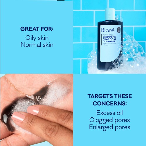 Biore Charcoal Pore Cleanser