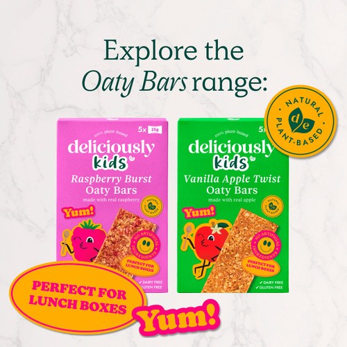 Deliciously Kids Raspberry Burst Oaty Bars