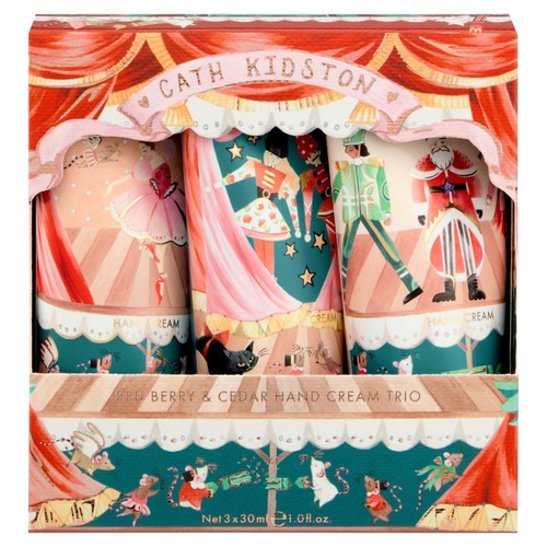 Cath Kidston Nutcracker Theatre Hand Cream Trio