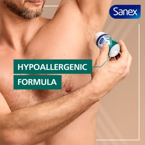 Sanex Men Sensitive Antiperspirant Roll-On Deodorant