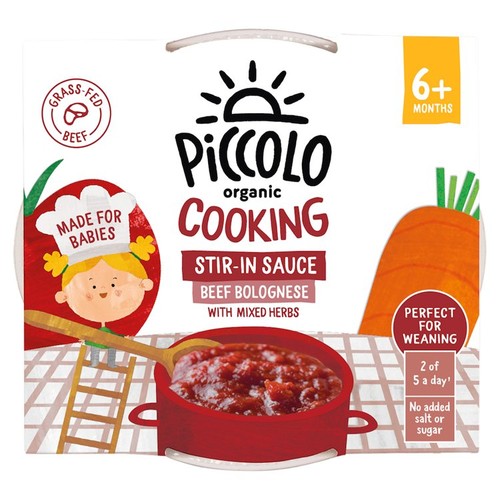 Piccolo Organic Beef Bolognese Sauce, 6 mths+ 