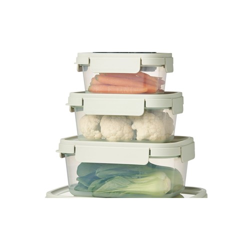 LocknLock NestnLock Sage Green Container Set, 3pc