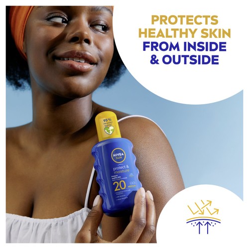 NIVEA SUN Protect & Moisture SPF 20 Sun Lotion Spray 