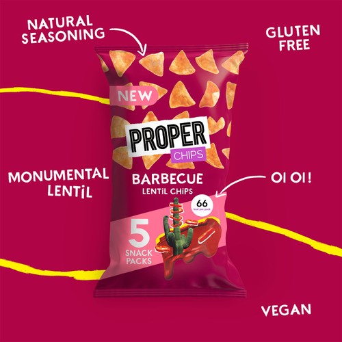Properchips Barbecue Lentil Chips