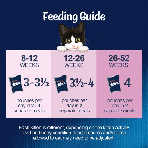 Felix As Good As it Looks Kitten Fish in Jelly Wet Cat Food