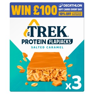 TREK Salted Caramel Protein Flapjacks 3 x 50g