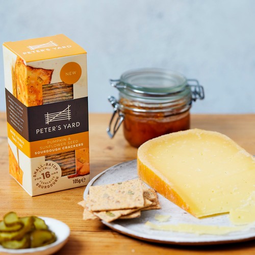 Peter's Yard Pumpkin & Sunflower Seed Sourdough Crackers