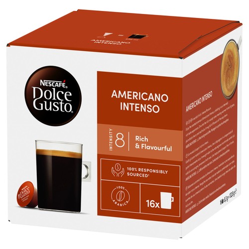 Nescafe Dolce Gusto Americano Intenso Coffee Pods