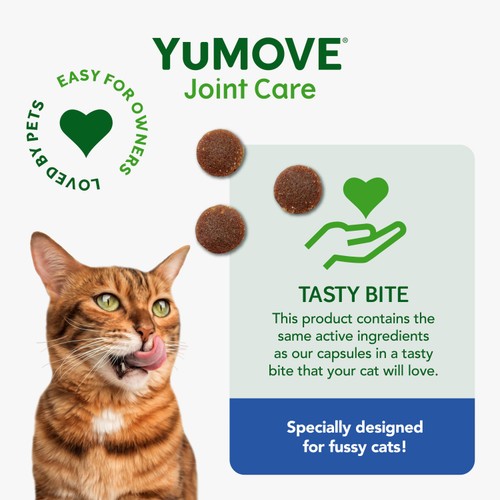 YuMOVE Joint Support Daily Bites for Senior Cats