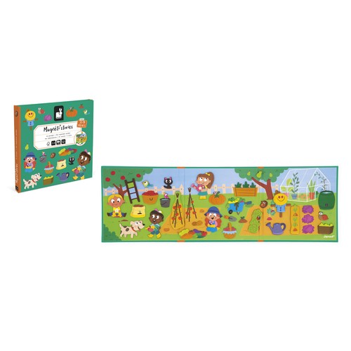 Magneti'stories The Vegetable Garden, 30 Magnet Book
