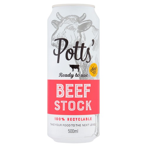 Potts Beef Stock Can