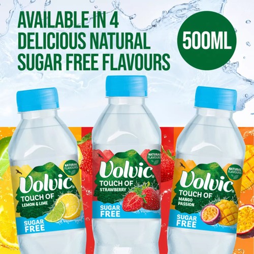 Volvic Touch of Fruit Lemon & Lime Still Flavoured Water Multipack