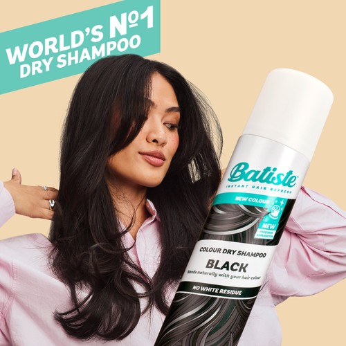 Batiste Hint Of Colour Black Dry Shampoo 