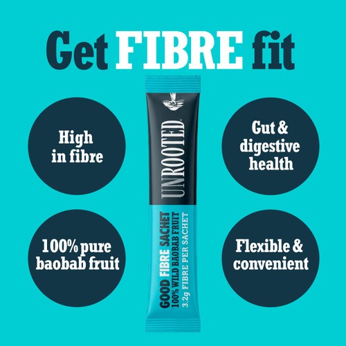 UNROOTED Good Fibre Baobab Fruit Powder Sachets