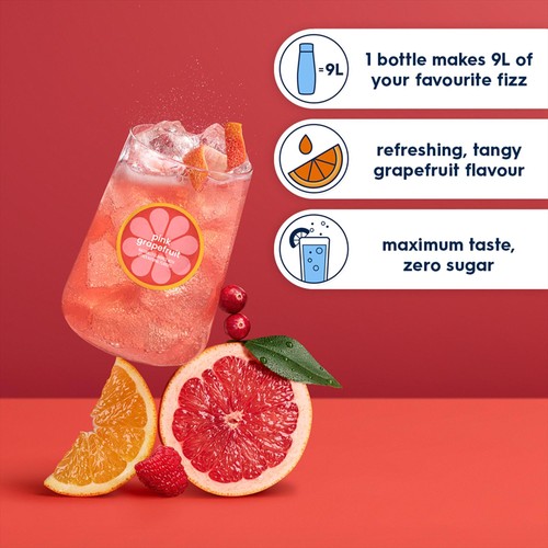 SodaStream Pink Grapefruit