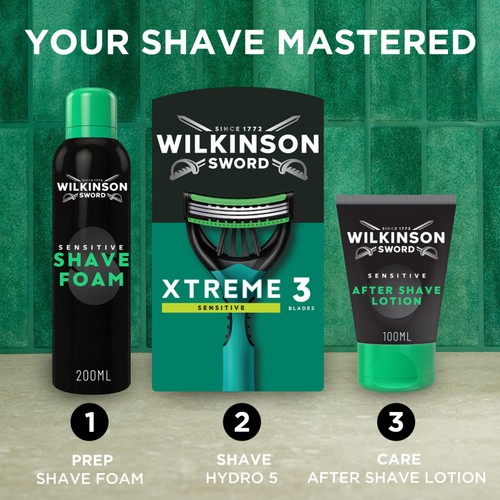 Wilkinson Sword Xtreme 3 Sensitive Men's Disposable Razors