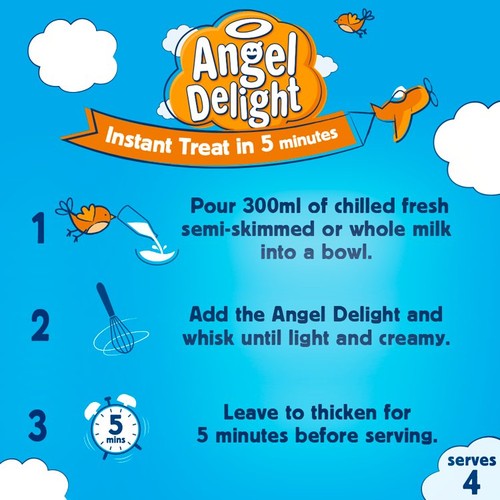 Angel Delight Butterscotch Instant Dessert Mix