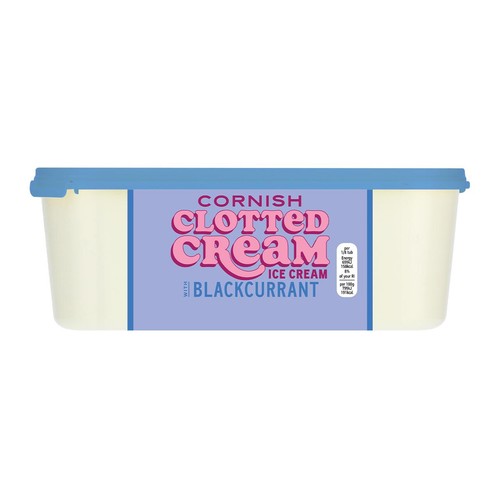 M&S Blackcurrant Cornish Clotted Cream Ice Cream