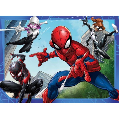 Marvel Spider-Man 4 in Box (12, 16, 20, 24pc) Jigsaw Puzzles