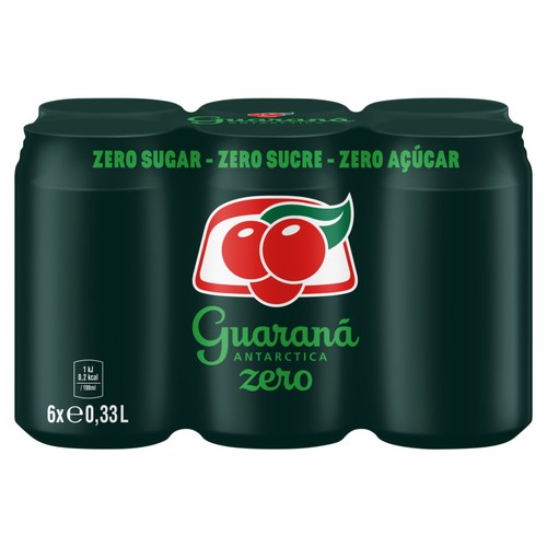 Guarana Antarctica Zero Brazilian Drink