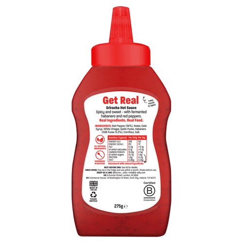 Dr. Will's All Natural Sriracha Hot Sauce