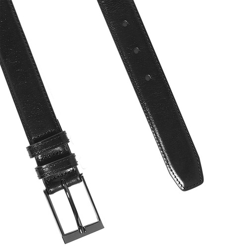 M&S Mens M&S Collection Leather Smart Belt, L 38-40, Black