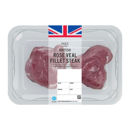 M&S British Rose Veal Fillet Steak