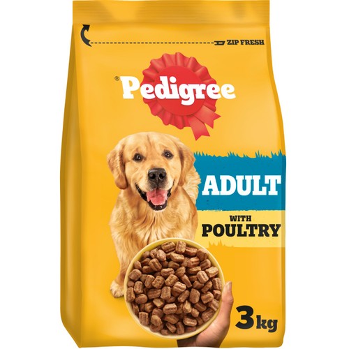 Pedigree Complete Adult Dry Dog Food Poultry & Vegetables
