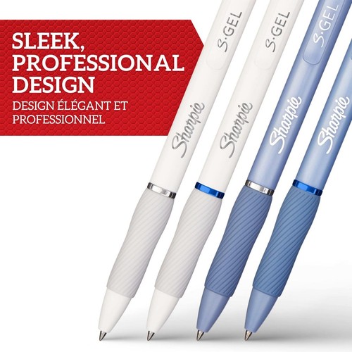 Sharpie S-Gel Gel Pens Black & Blue Ink 0.7mm