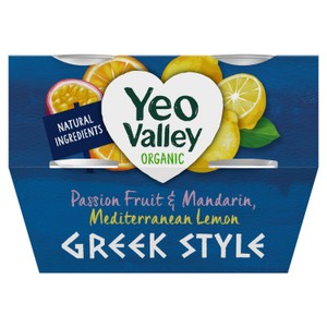 Yeo Valley Passionfruit and Mandarin Mediterranean Lemon