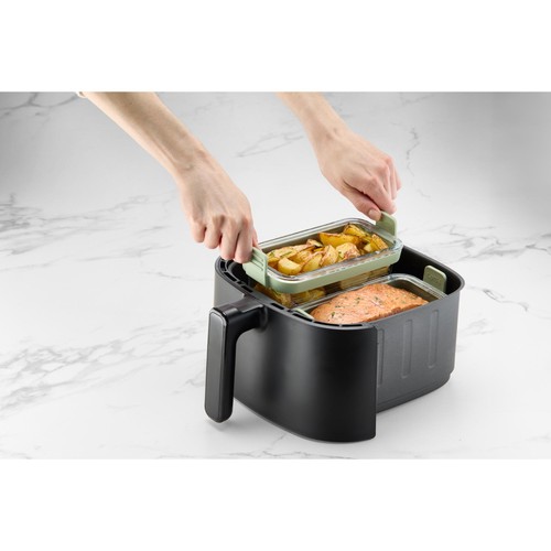 Lekue Air Fryer Dual Glass Dishes