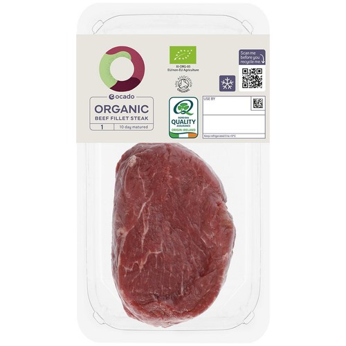 Ocado Organic 1 Beef Fillet Steak