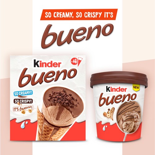 Kinder Bueno Ice Cream Tub