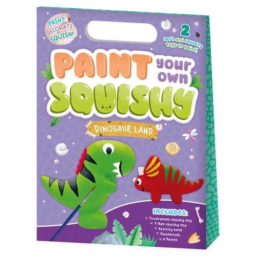 Igloo Books Craftomania - Paint Your Own Squishy Dinosaur Land