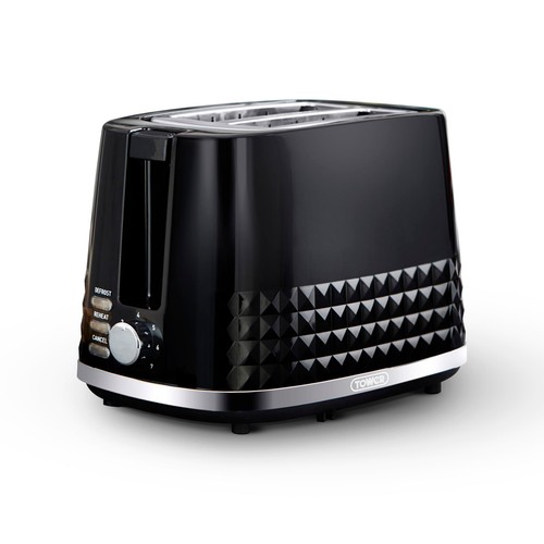 Tower Solitaire 2 Slice Toaster Black